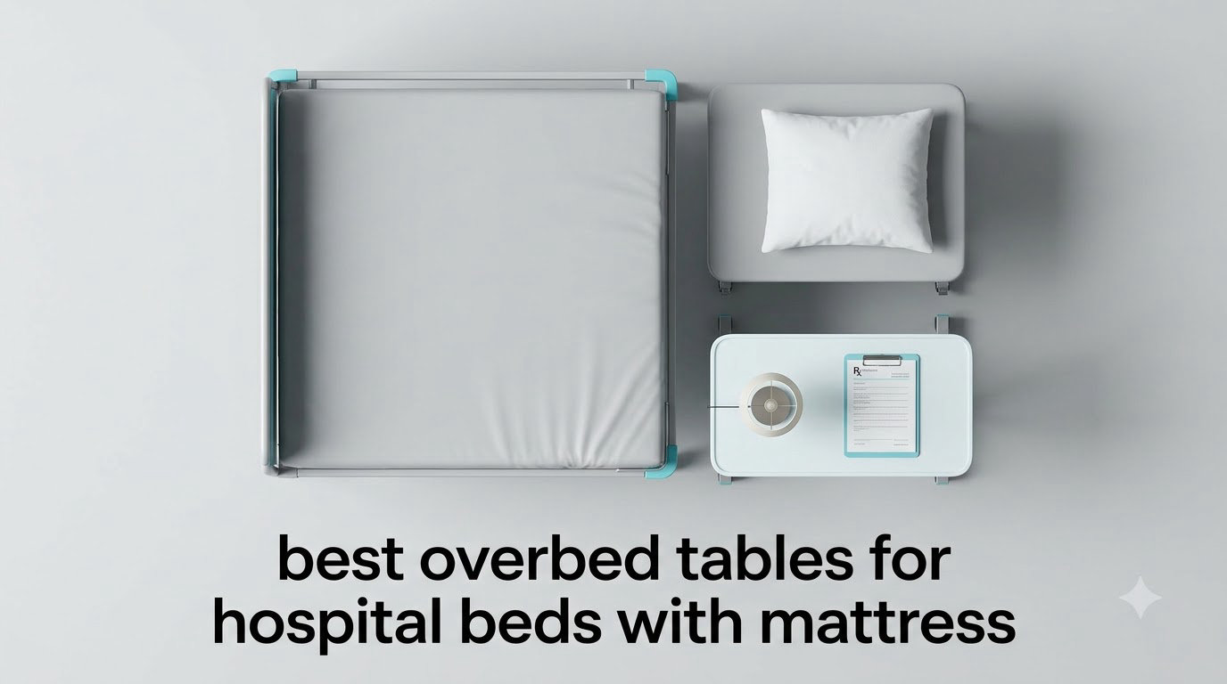 best overbed tables for hospital beds with mattress