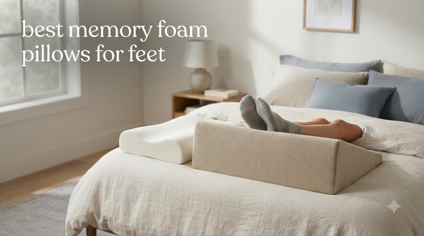 best memory foam pillows for feet
