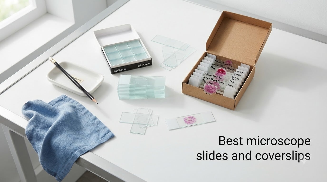 Best microscope slides and coverslips