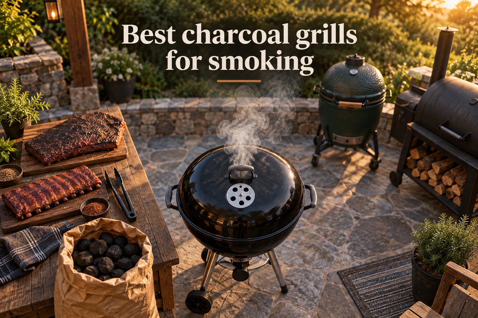 Best charcoal grills for smoking