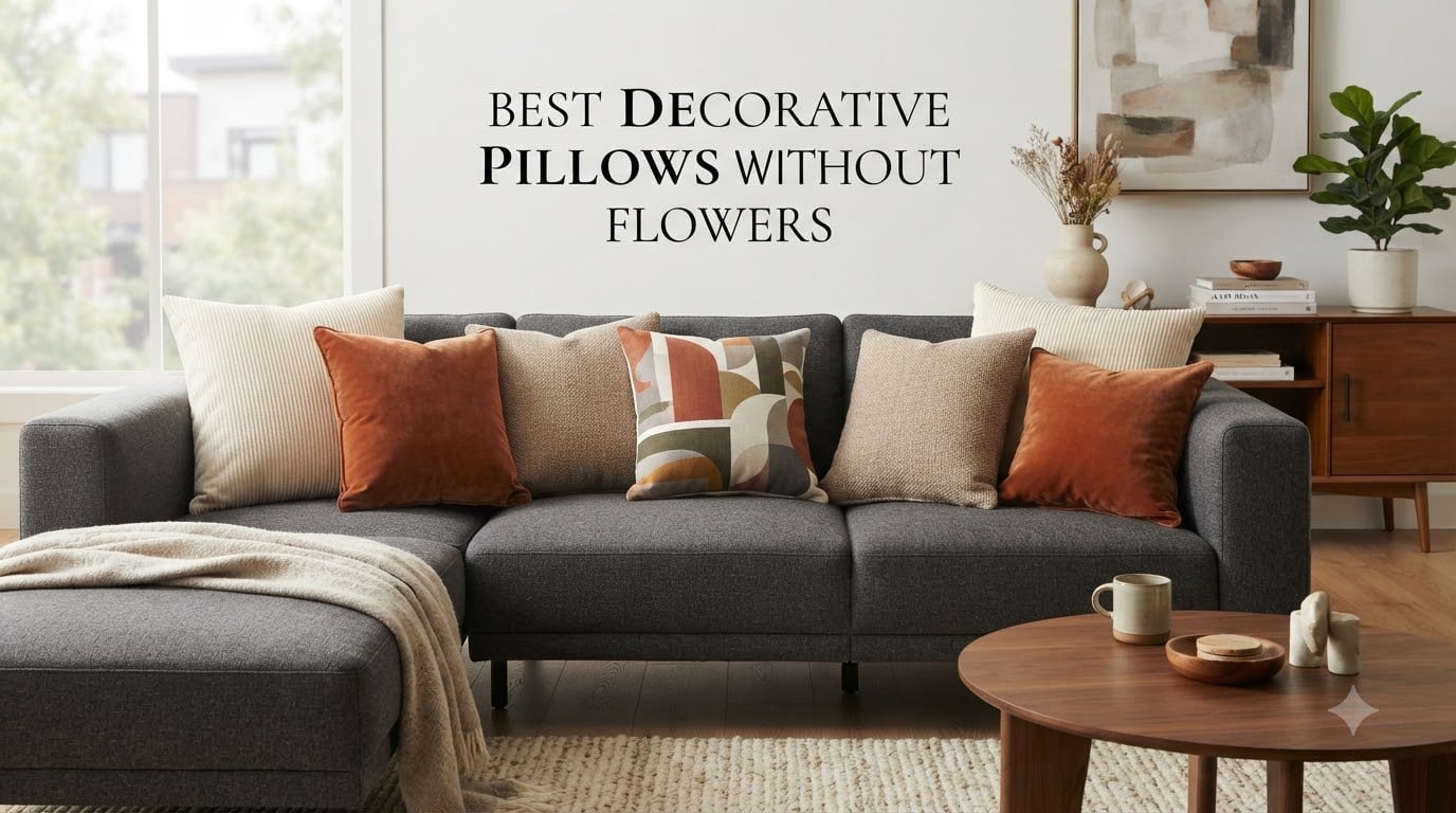 best decorative pillows without flowers