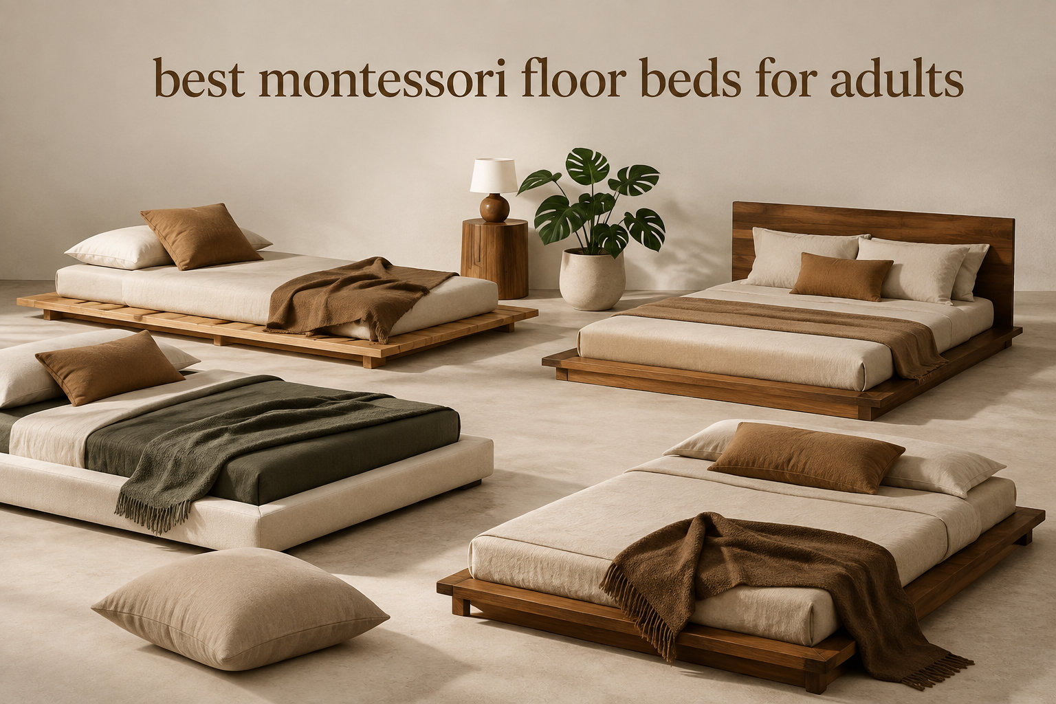 best montessori floor beds for adults