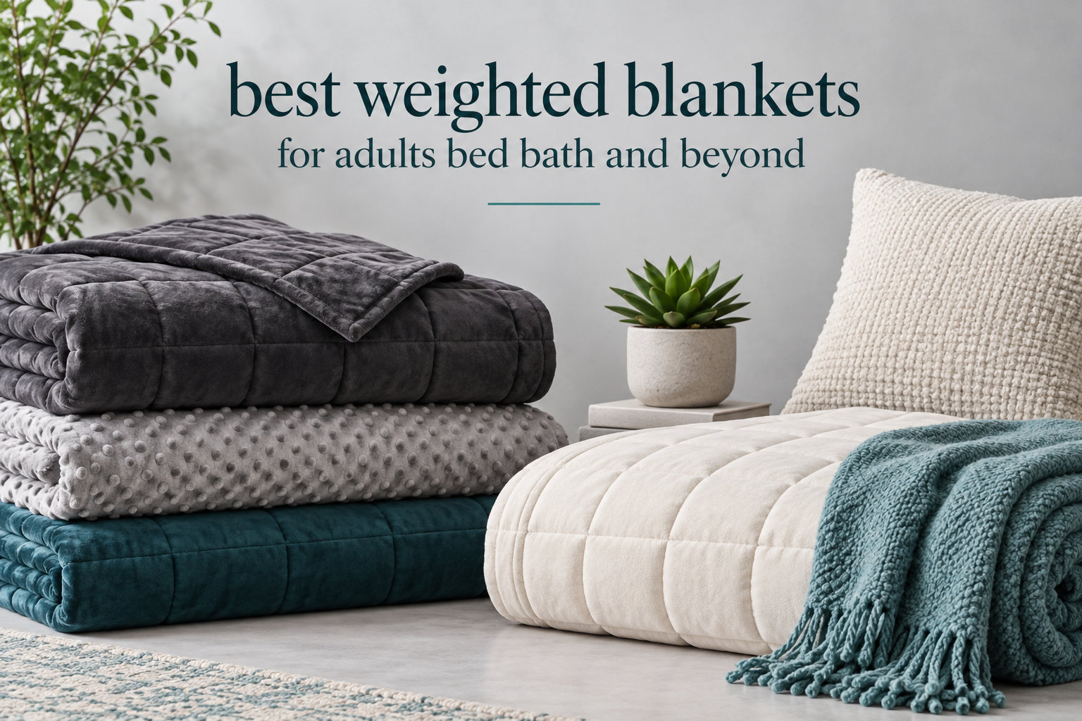 best weighted blankets for adults bed bath and beyond