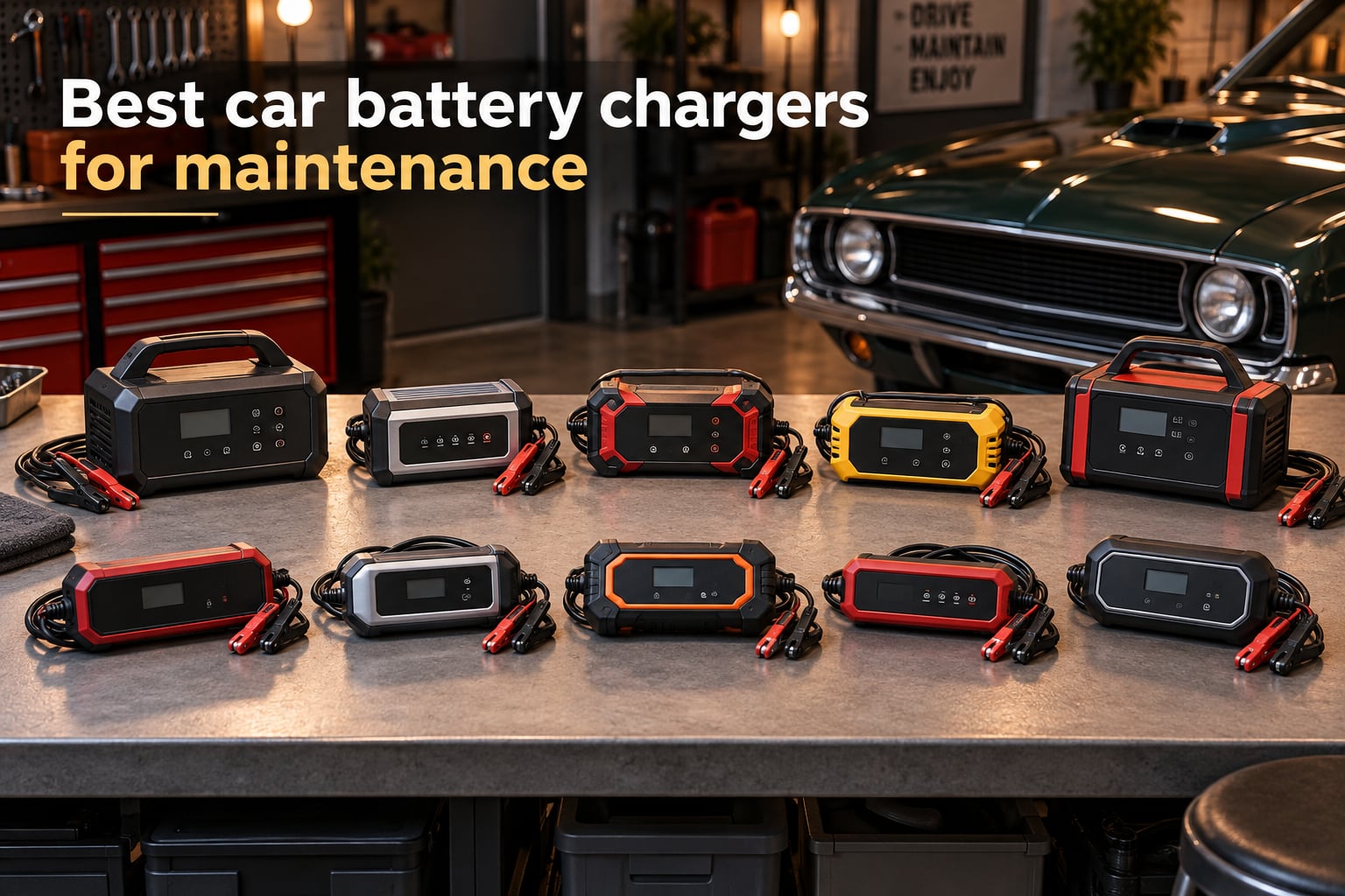 Best car battery chargers for maintenance