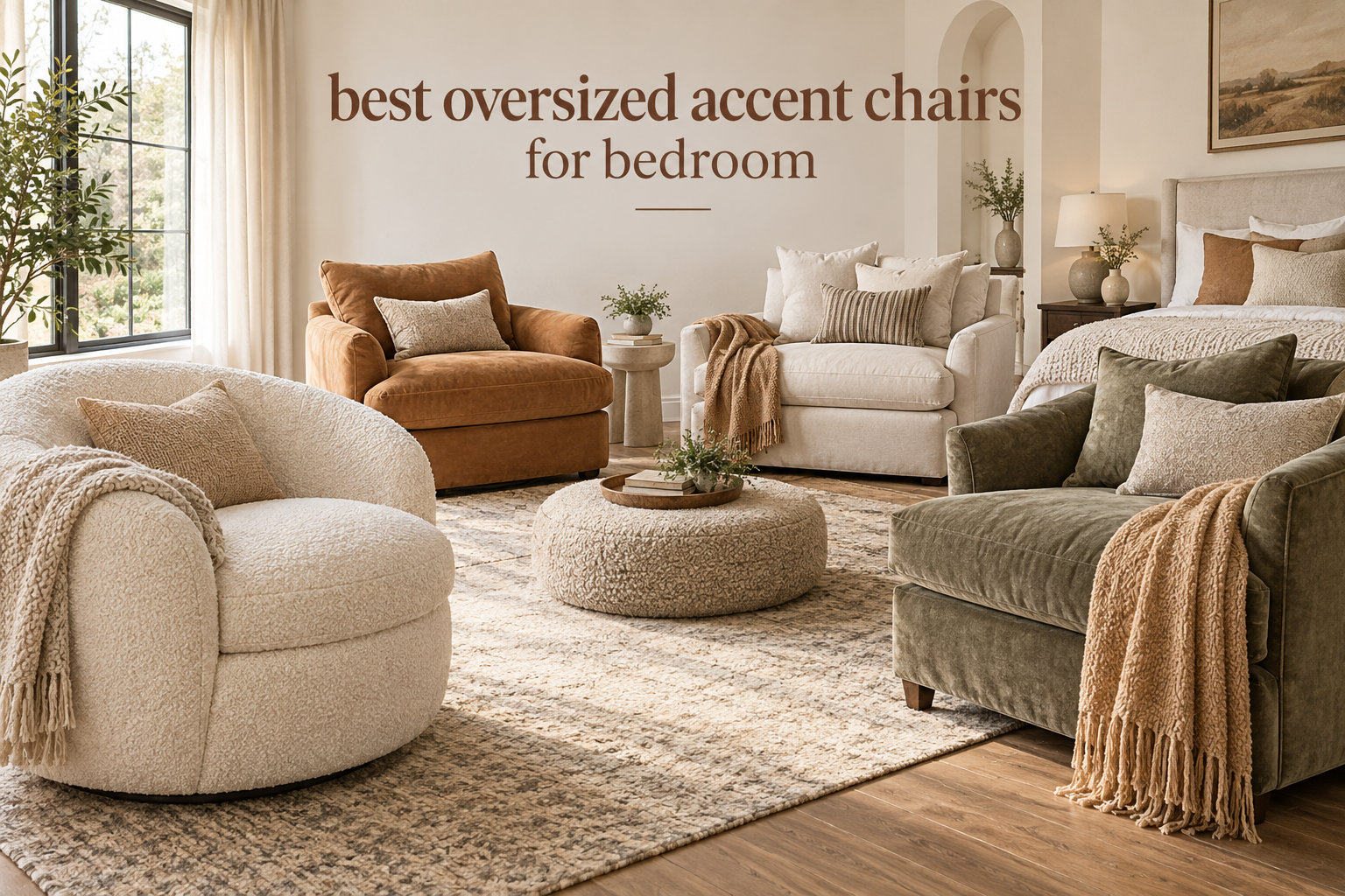 best oversized accent chairs for bedroom