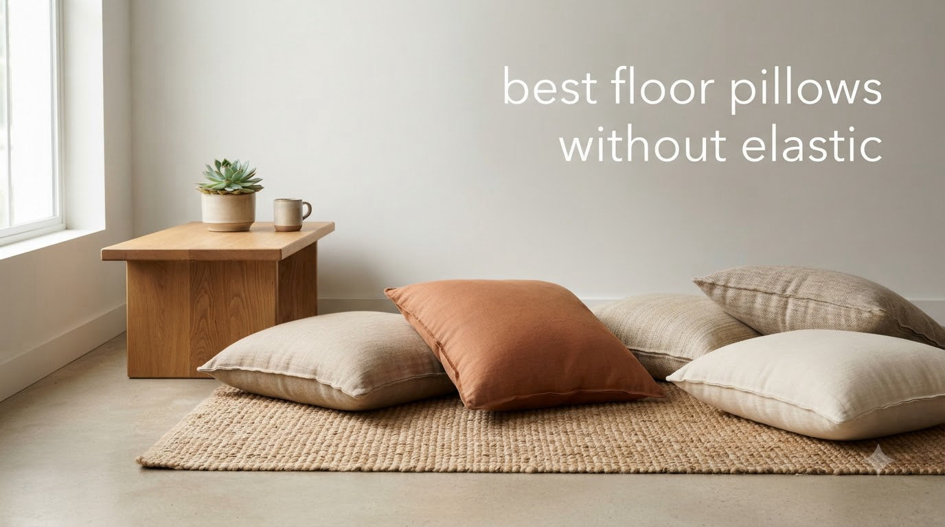 best floor pillows without elastic