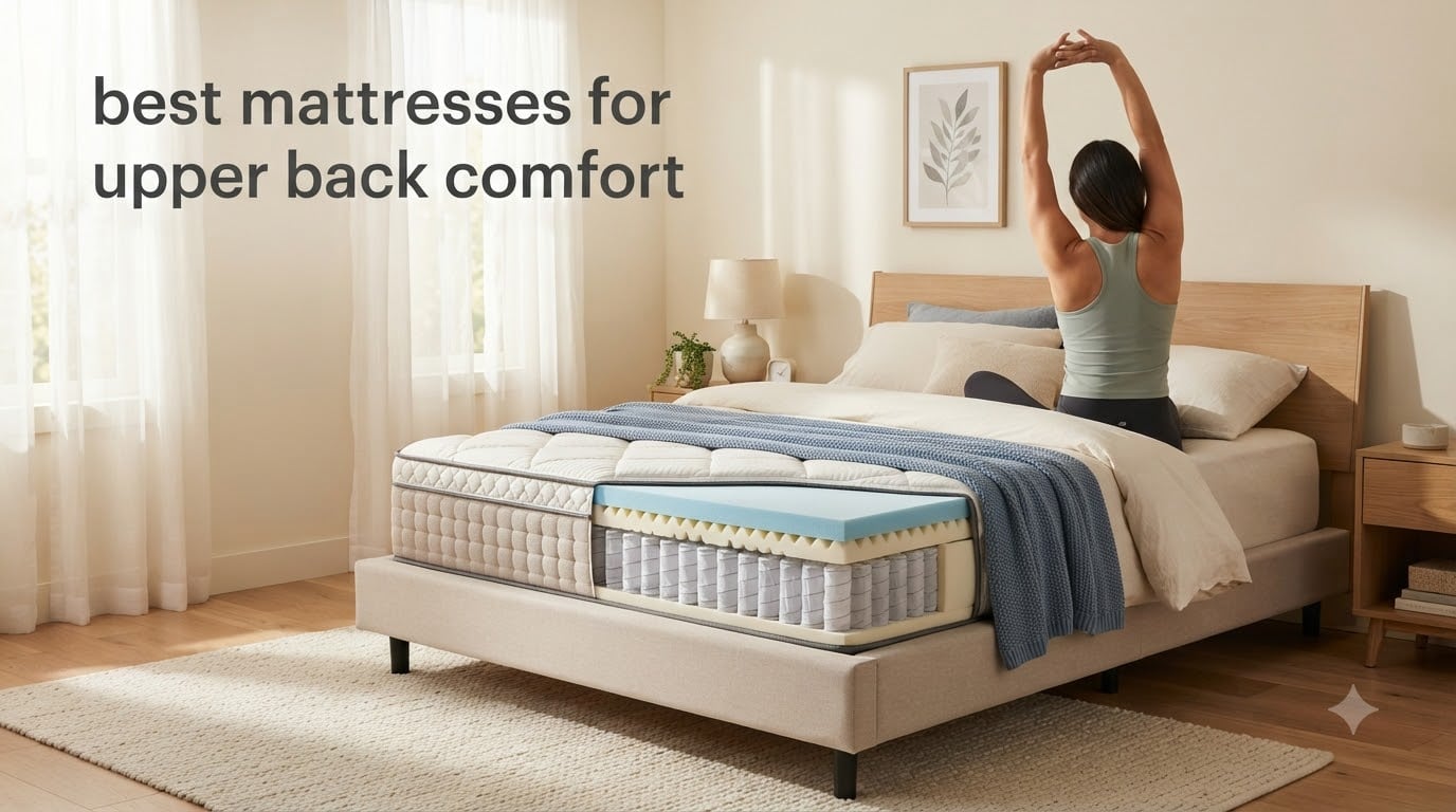 best mattresses for upper back comfort