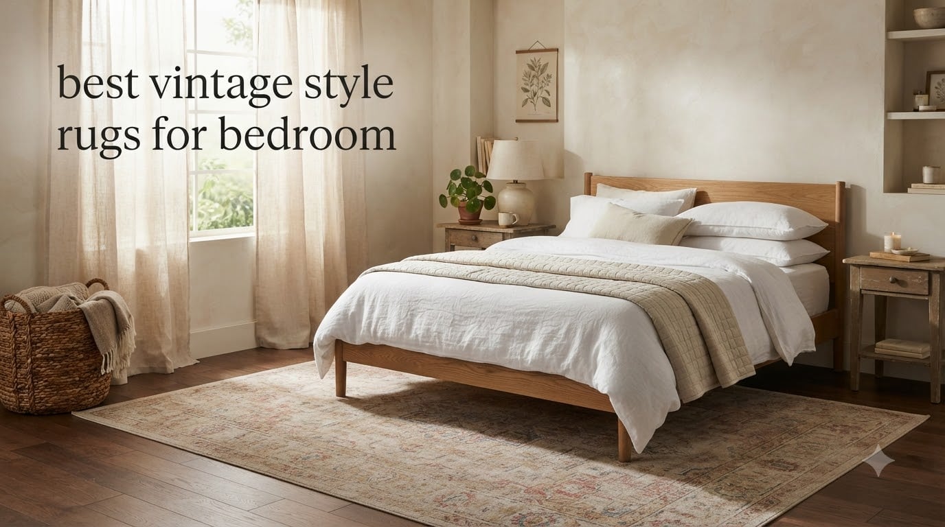 best vintage style rugs for bedroom