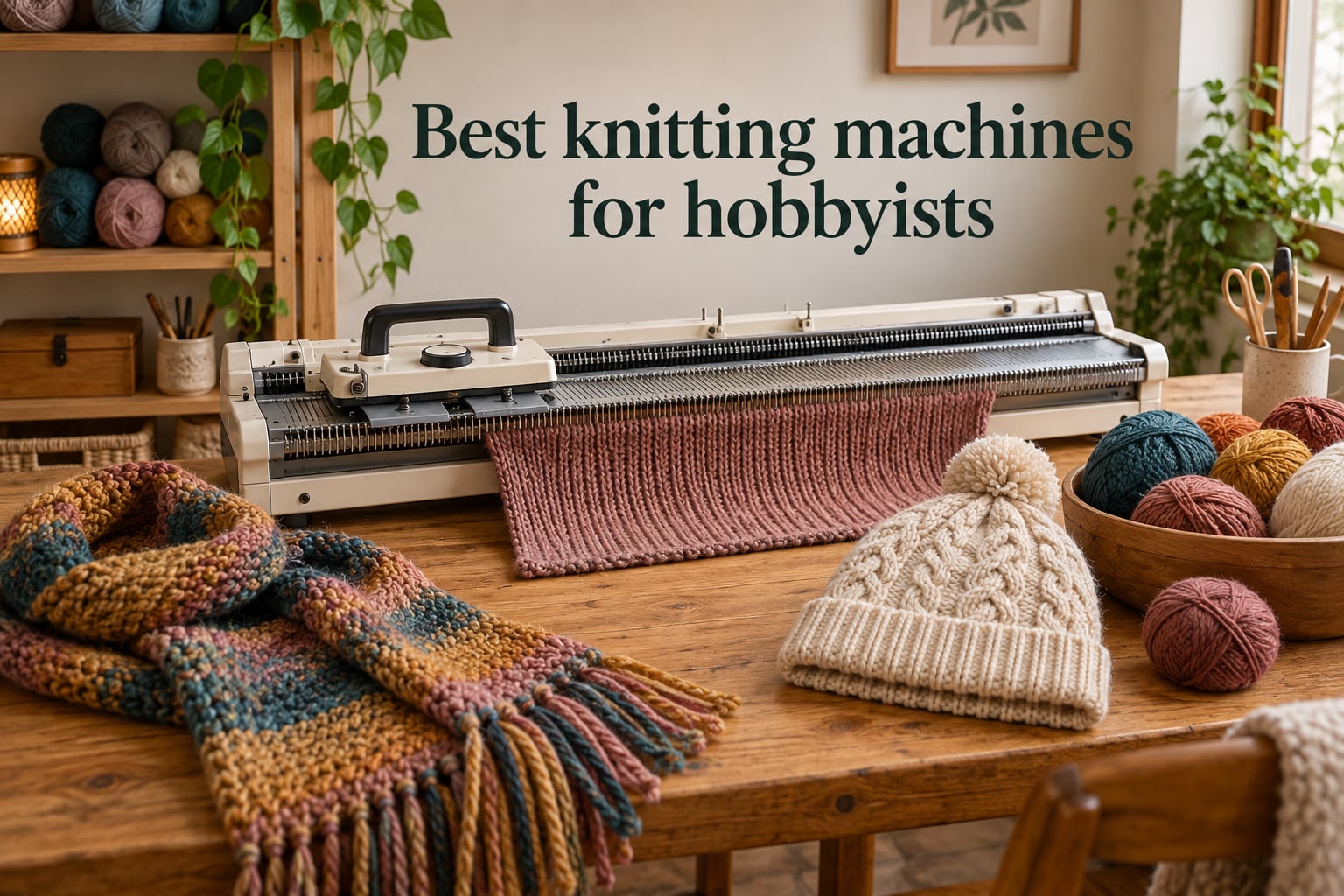 Best knitting machines for hobbyists