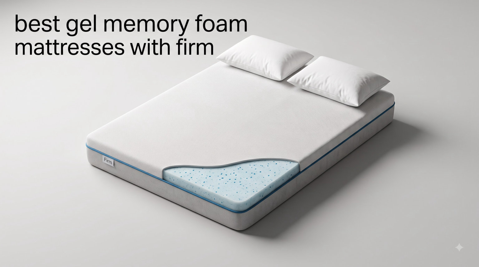 best gel memory foam mattresses with firm