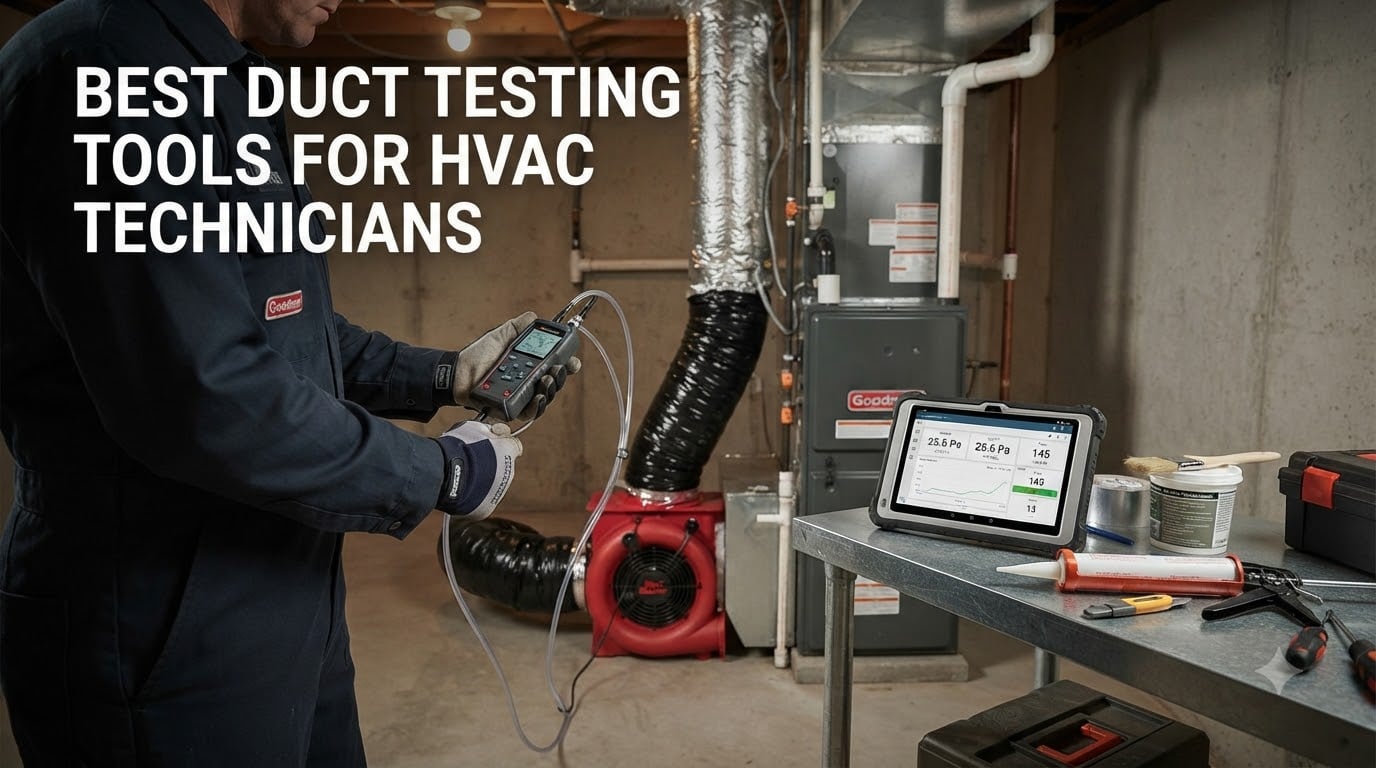 Best duct testing tools for HVAC technicians