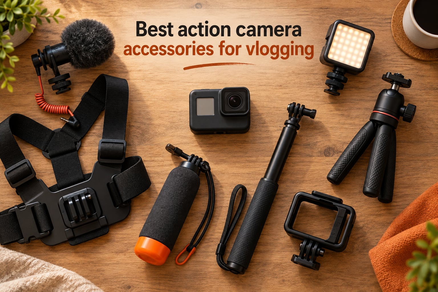 Best action camera accessories for vlogging