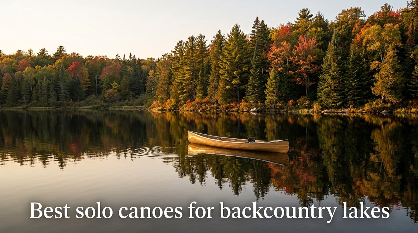 Best solo canoes for backcountry lakes