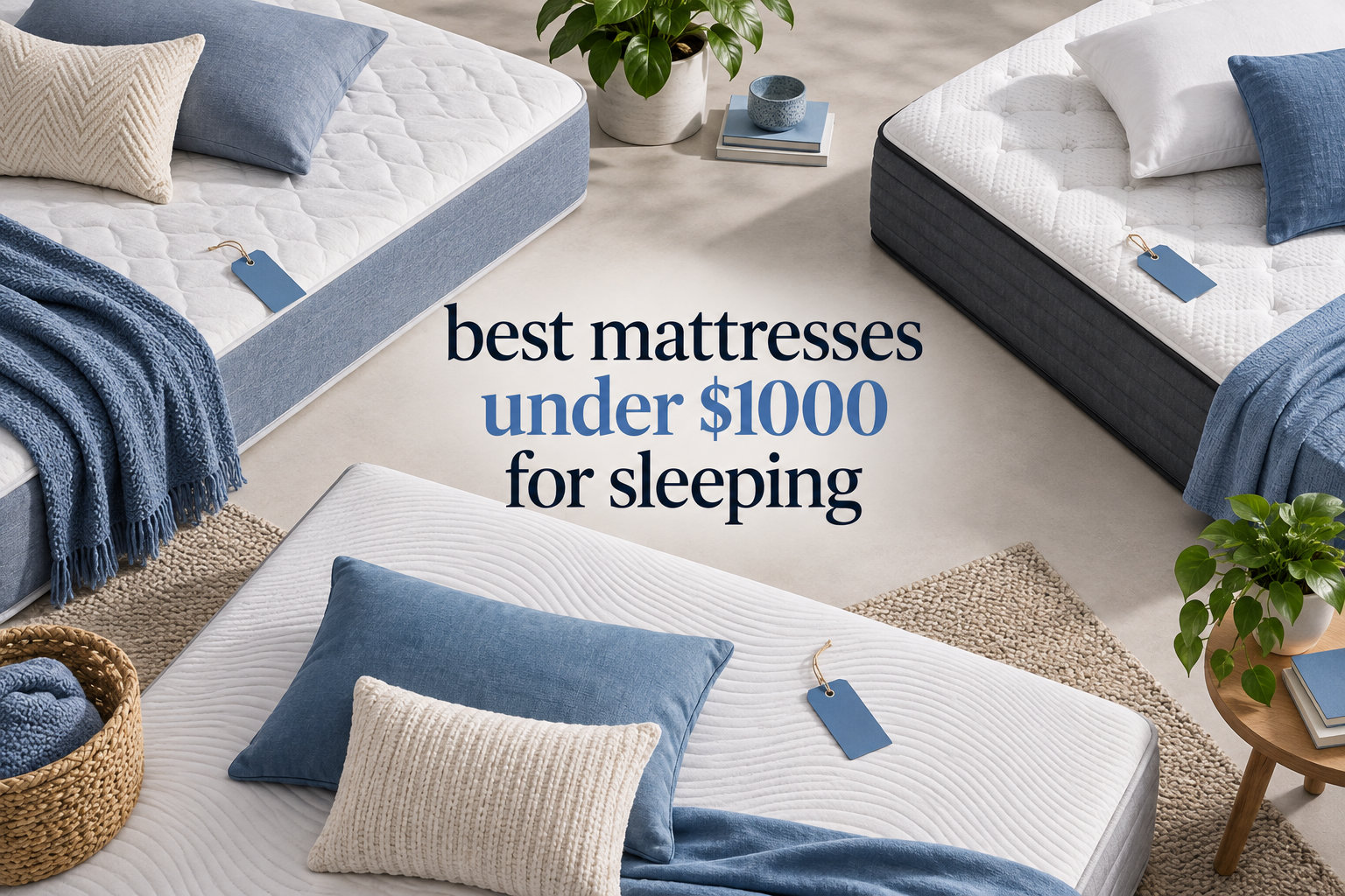 best mattresses under $1000 for sleeping