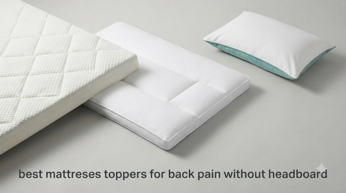 best mattresses toppers for back pain without headboard