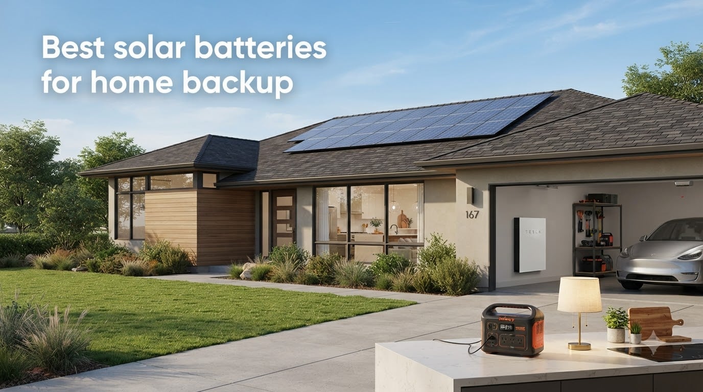 Best solar batteries for home backup