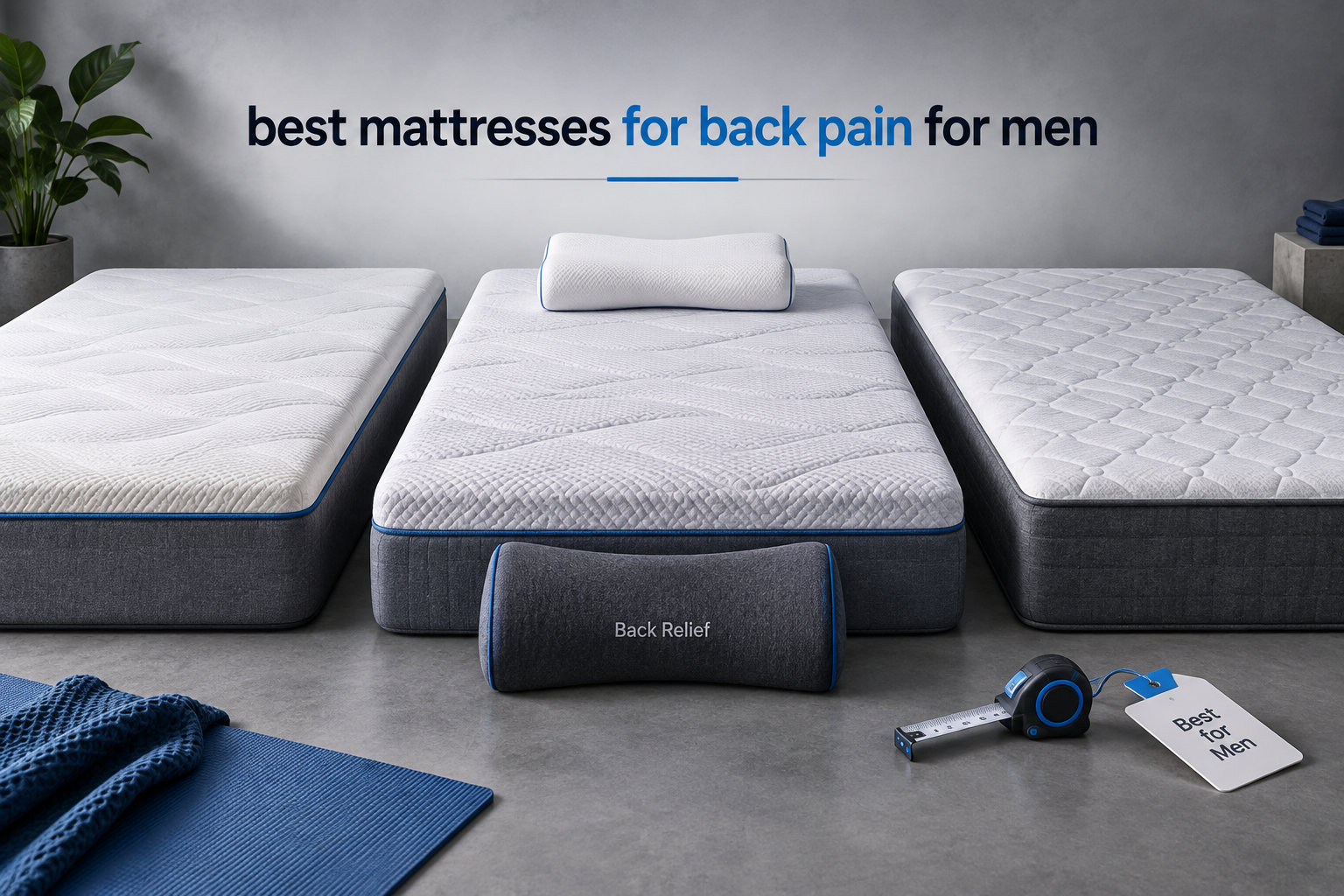 best mattresses for back pain for men