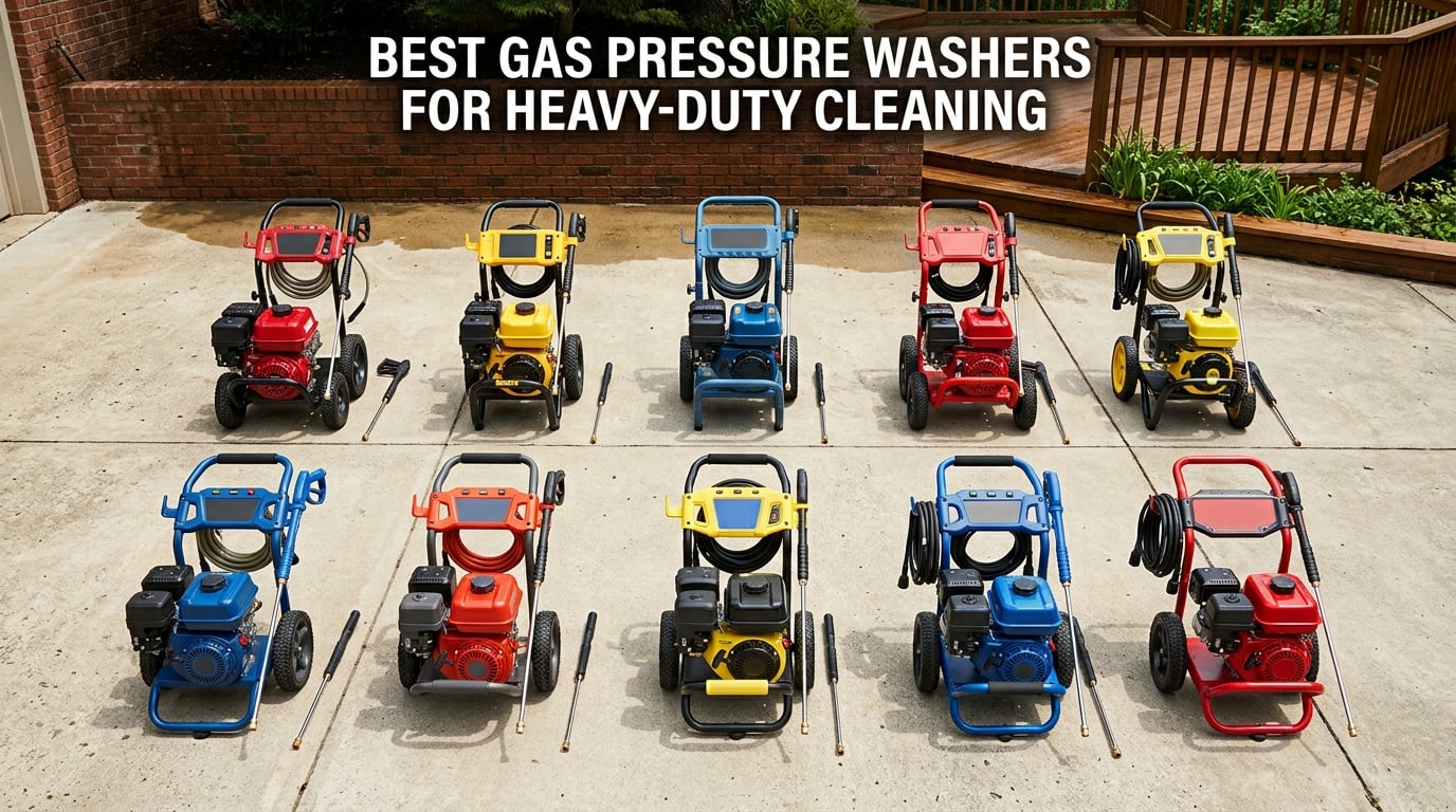 Best gas pressure washers for heavy-duty cleaning