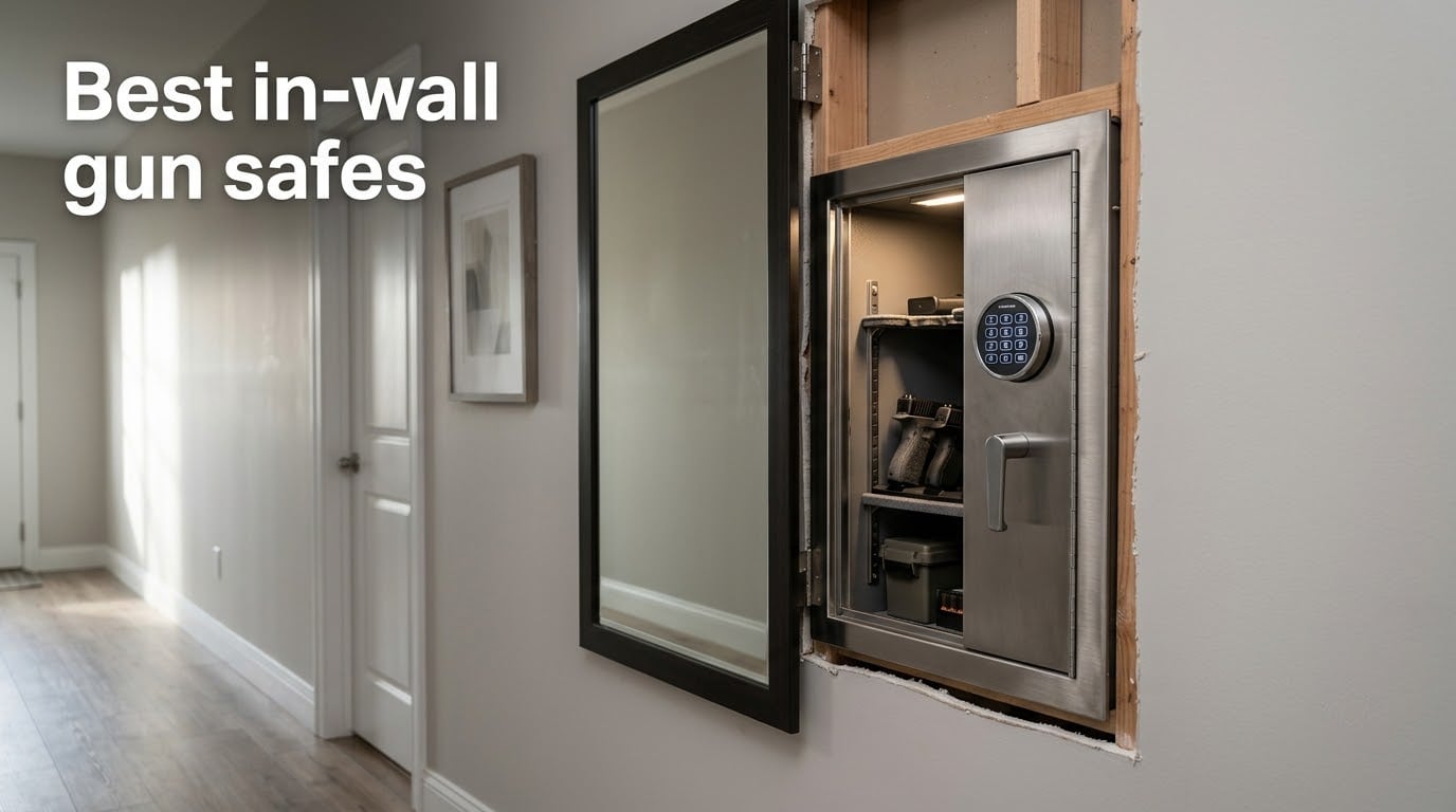 Best in-wall gun safes