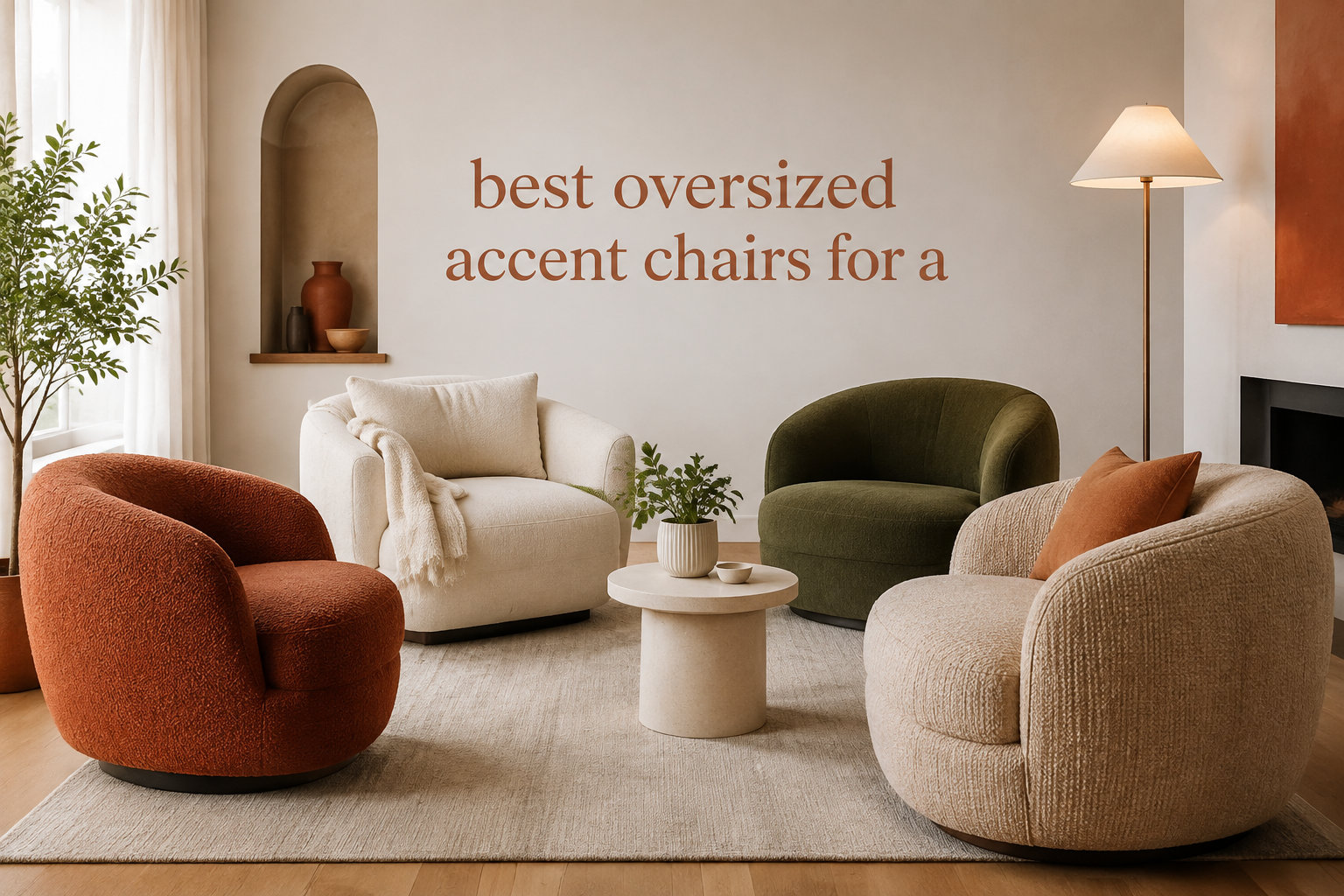 best oversized accent chairs for a