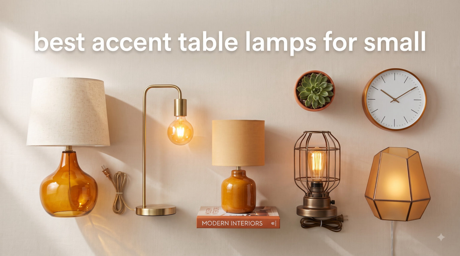 best accent table lamps for small