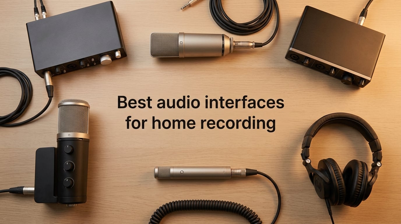 Best audio interfaces for home recording
