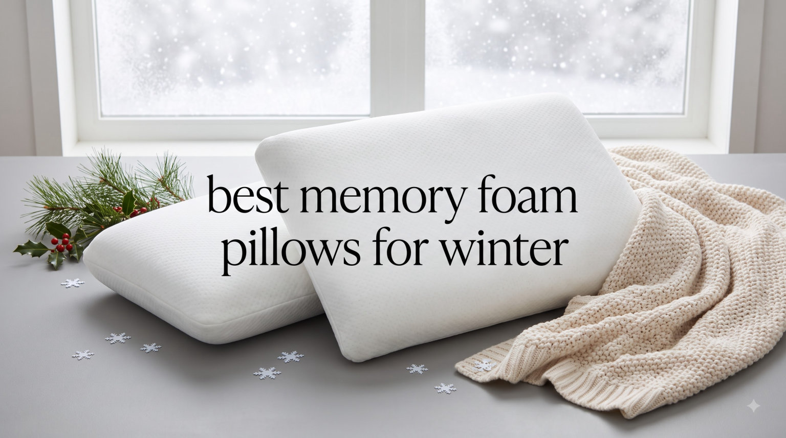 best memory foam pillows for winter