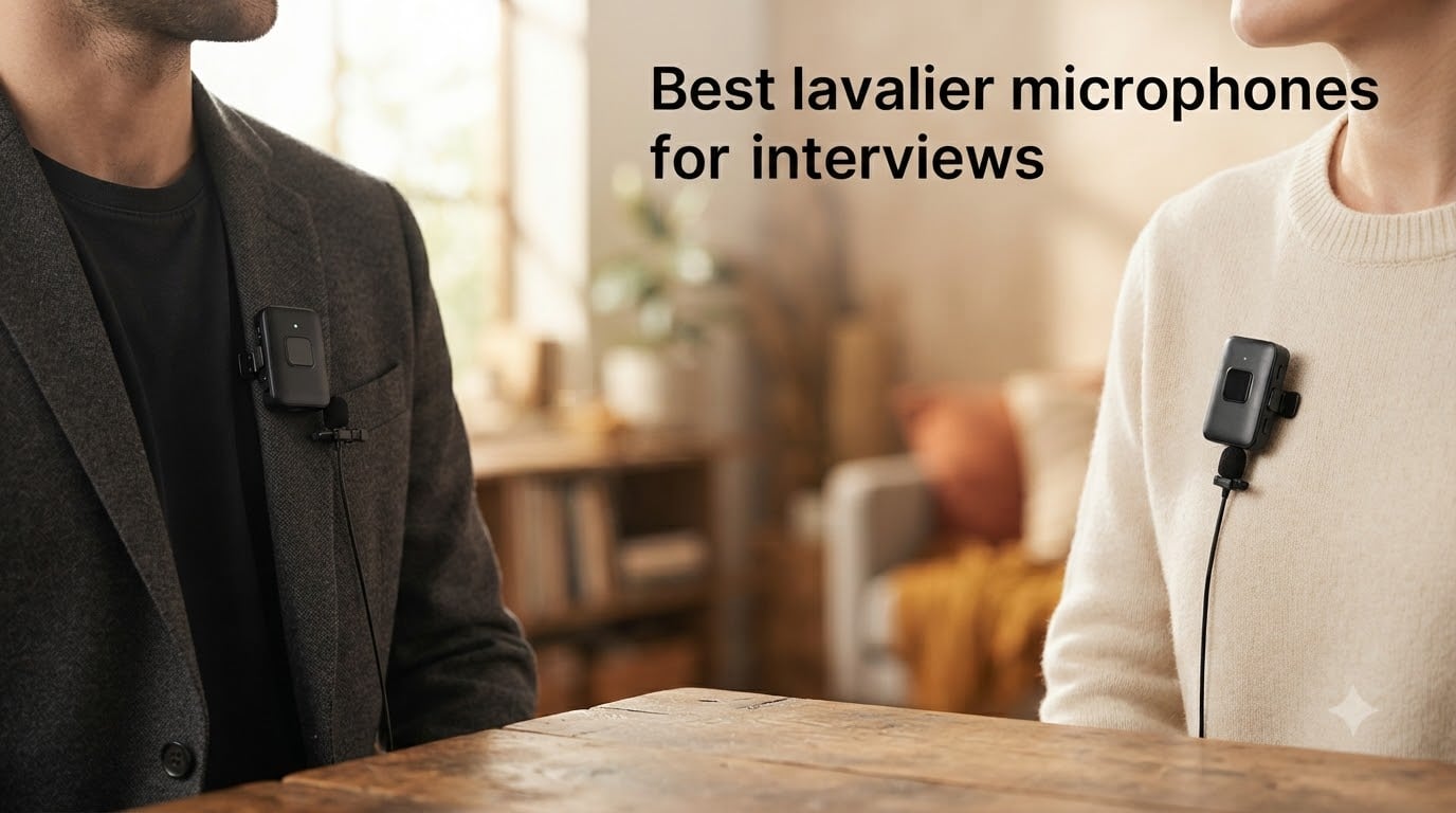 Best lavalier microphones for interviews