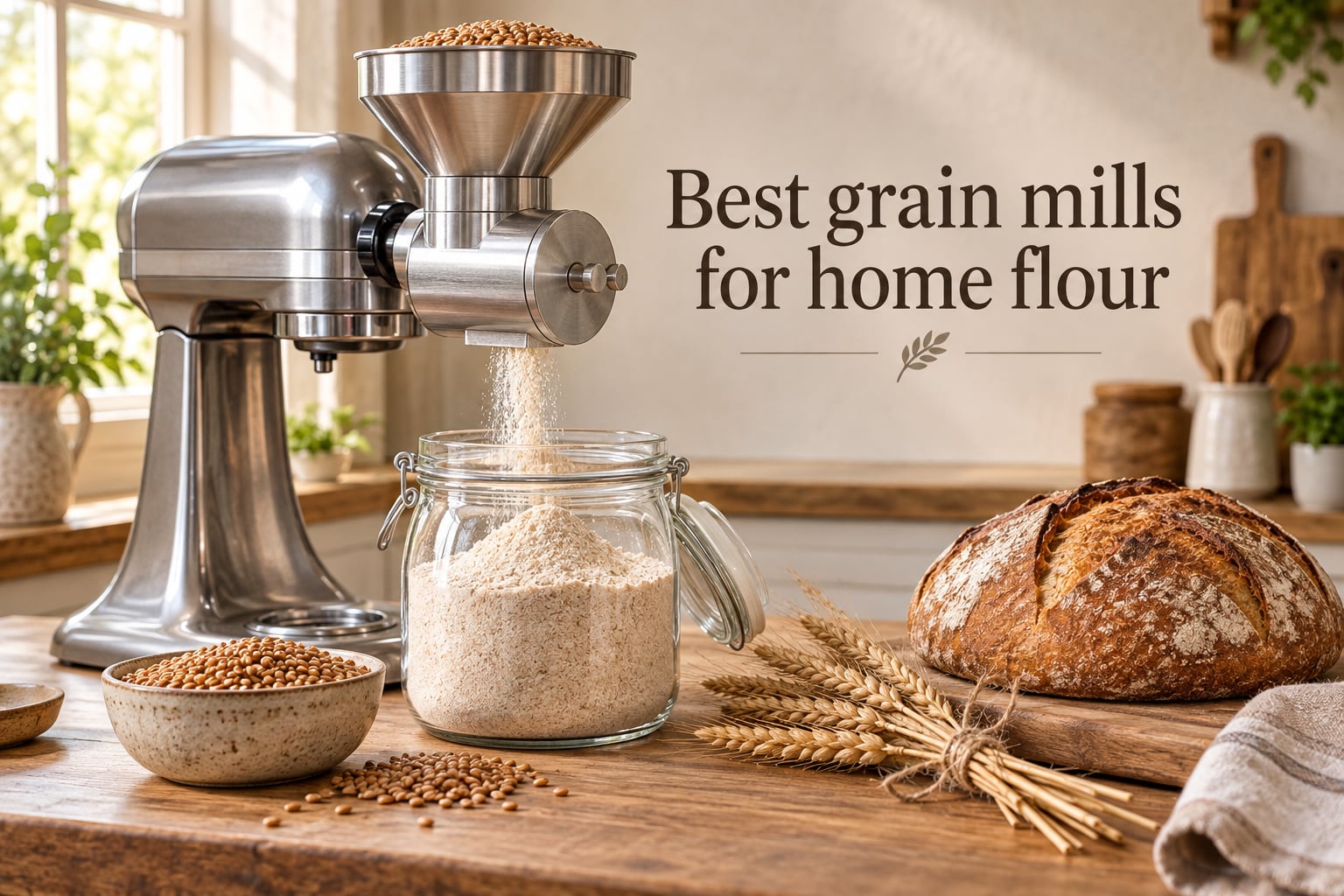 Best grain mills for home flour