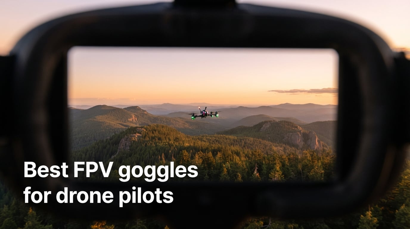 Best FPV goggles for drone pilots