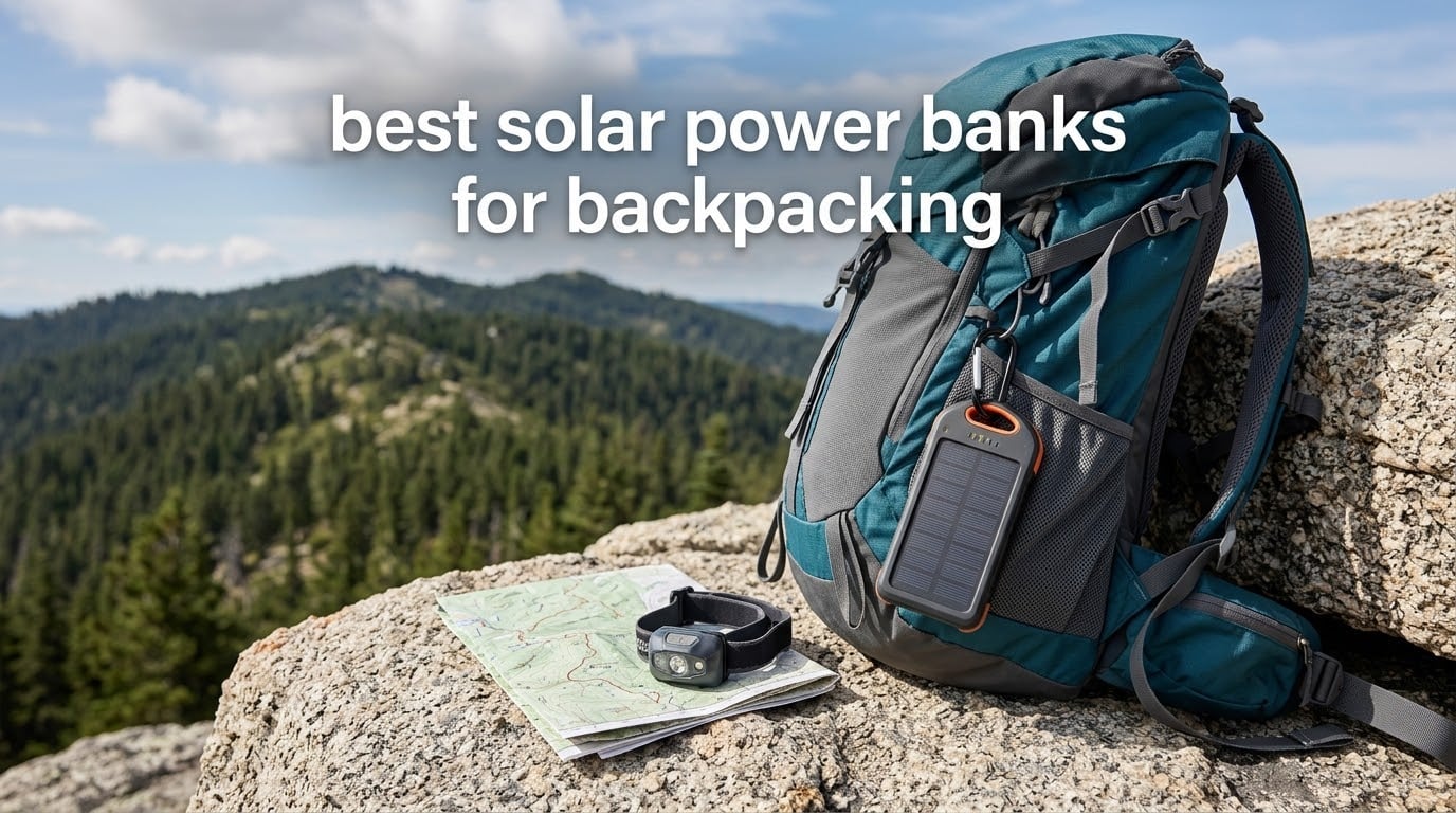 best solar power banks for backpacking