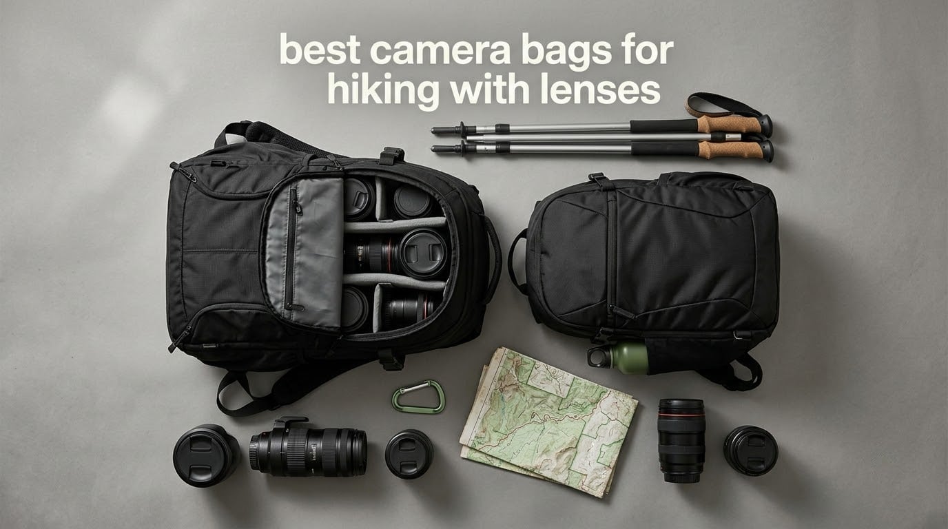 best camera bags for hiking with lenses