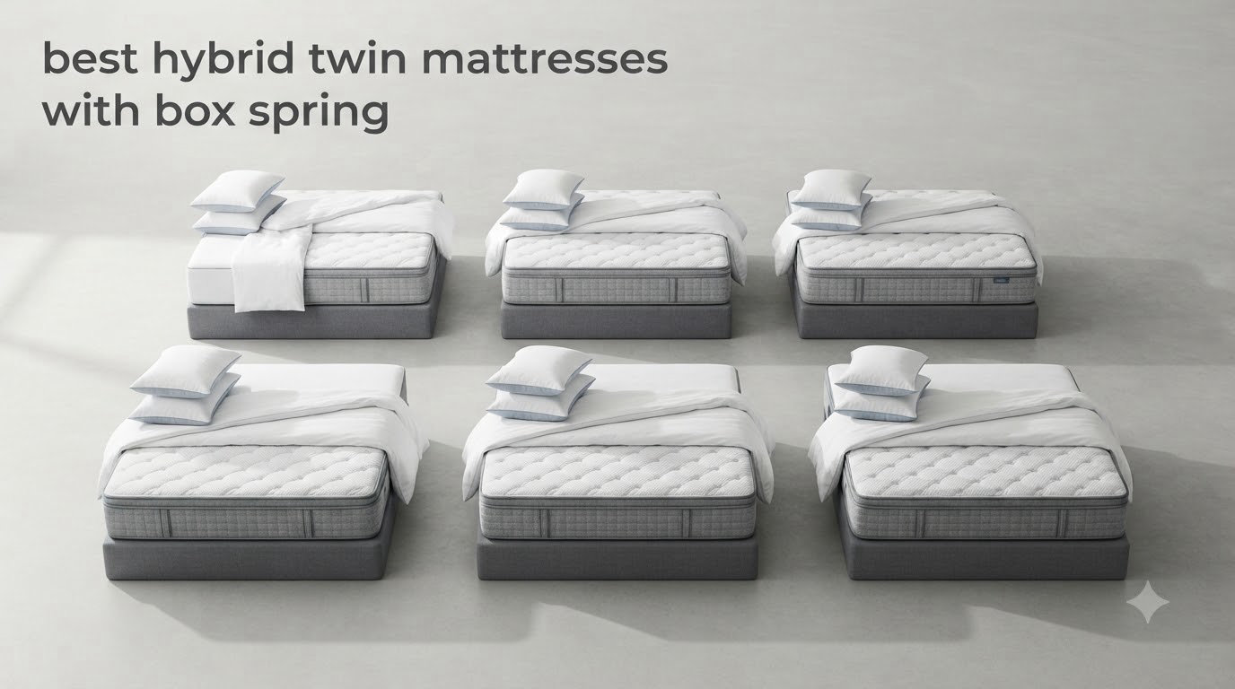 best hybrid twin mattresses with box spring