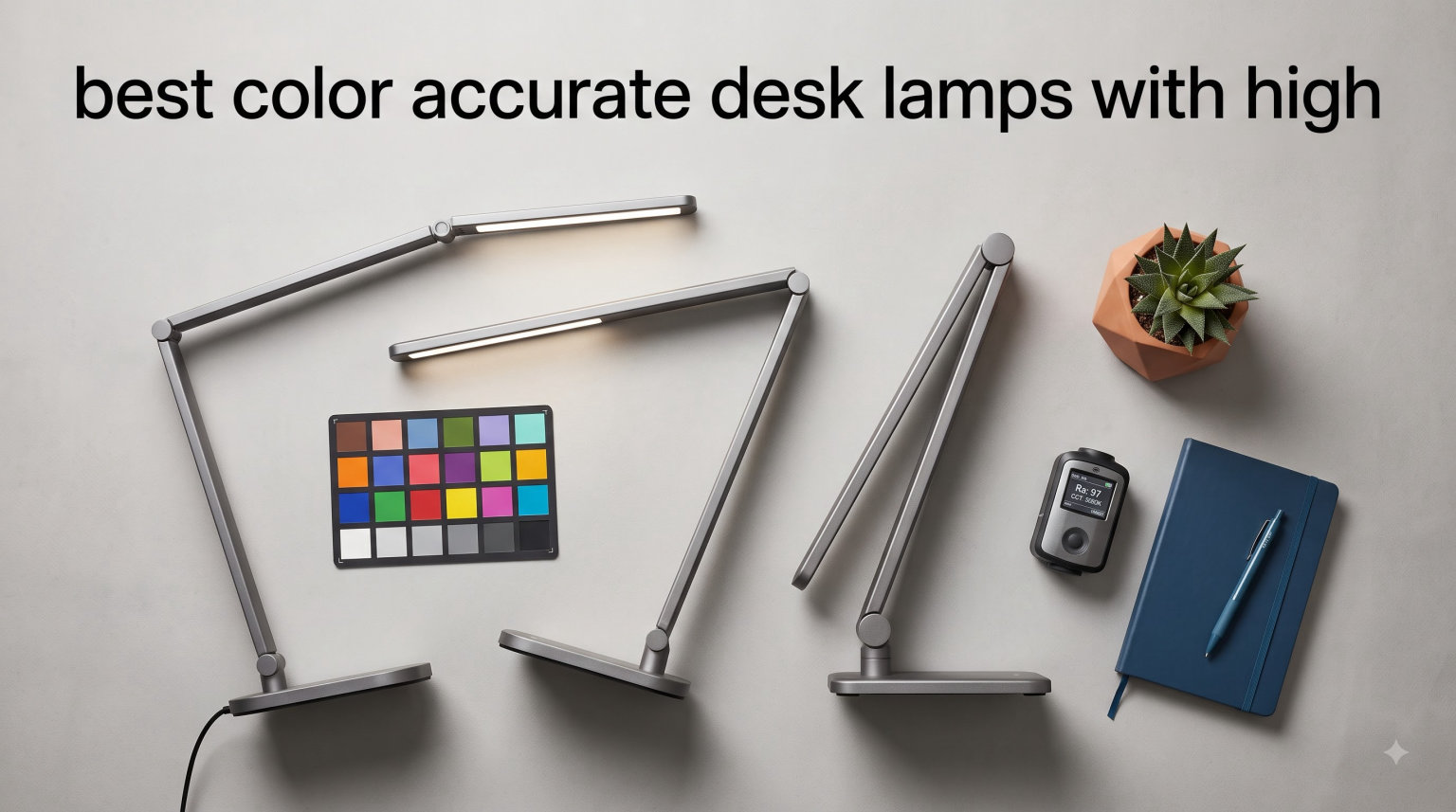 best color accurate desk lamps with high
