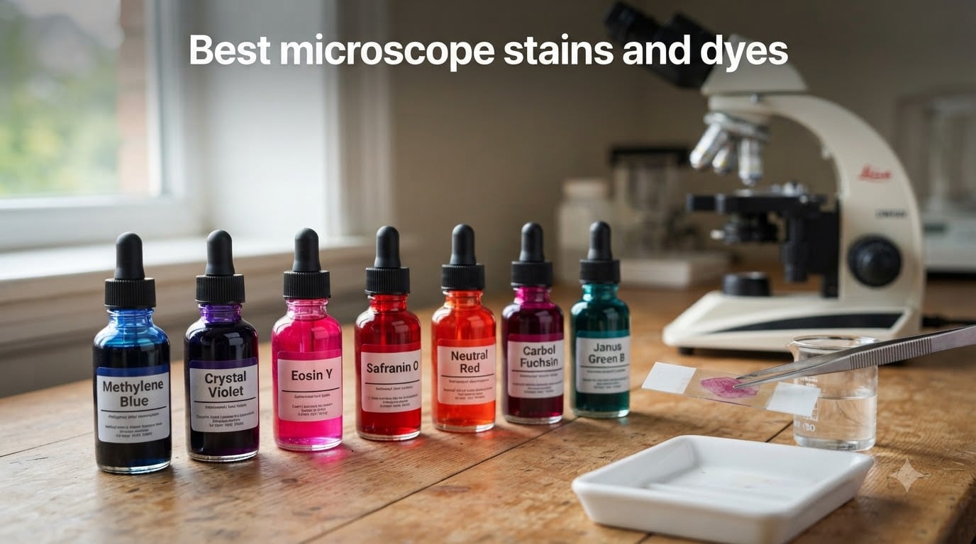 Best microscope stains and dyes