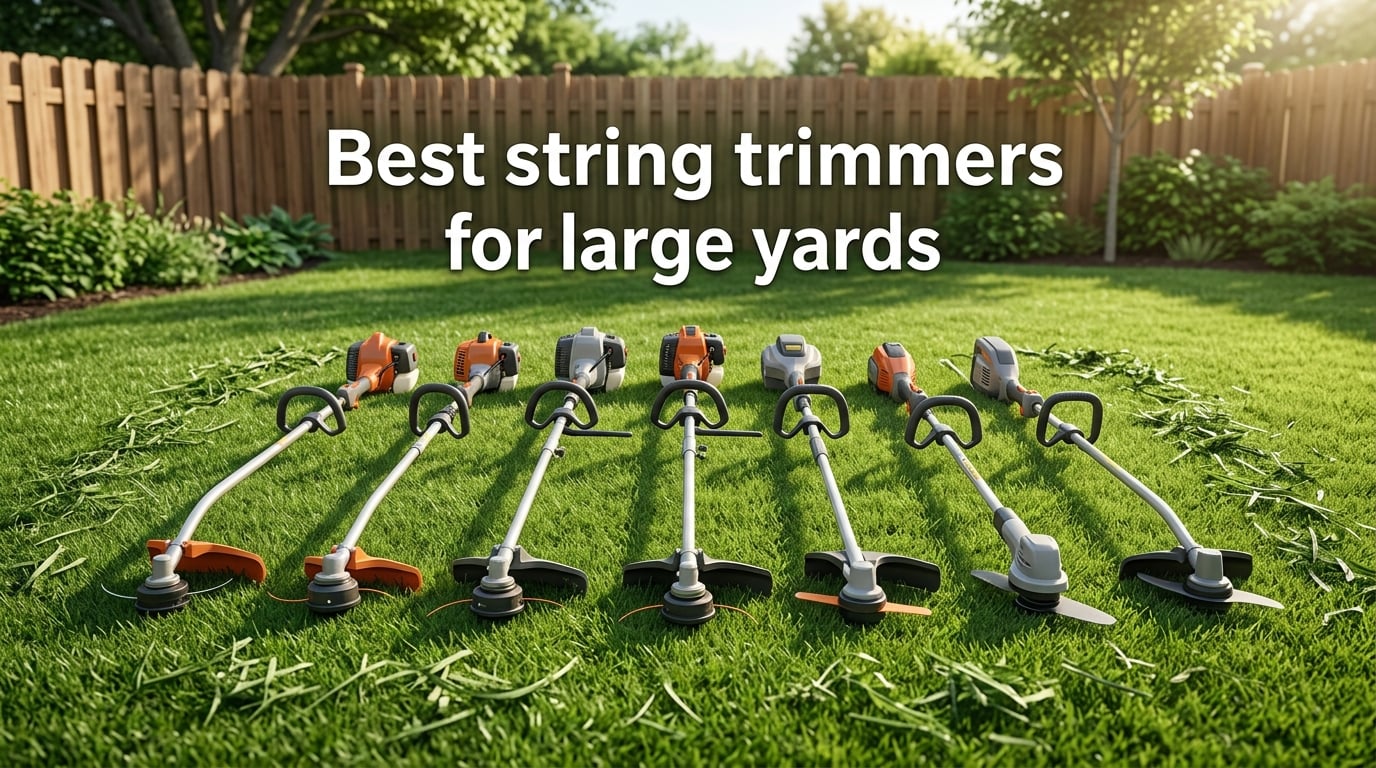 Best string trimmers for large yards