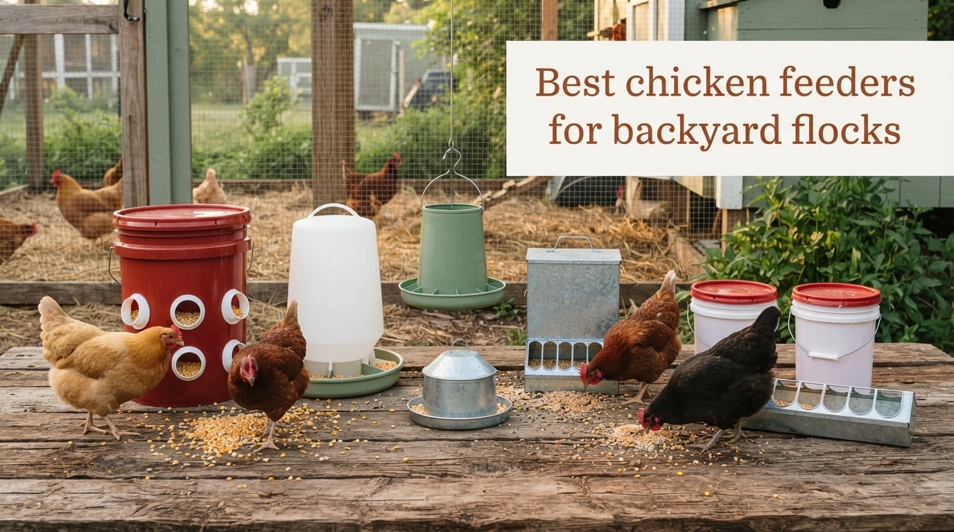 Best chicken feeders for backyard flocks