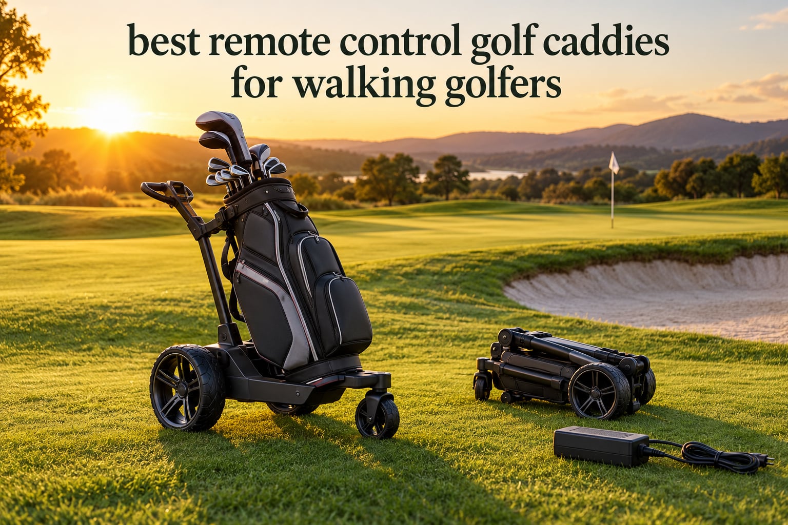 best remote control golf caddies for walking golfers