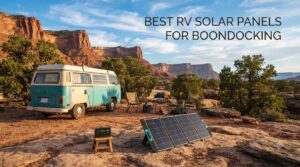 Best RV solar panels for boondocking