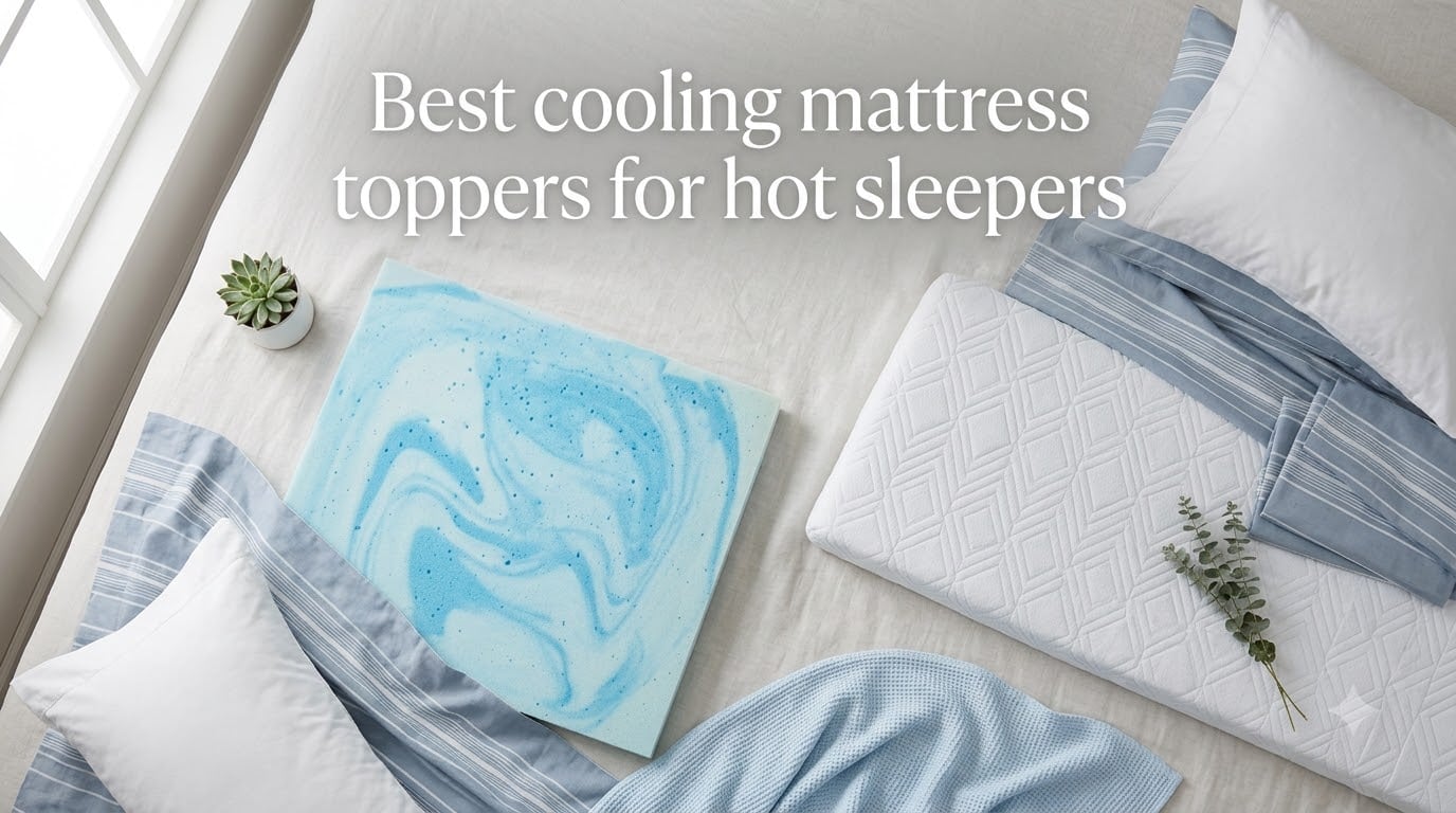 Best cooling mattress toppers for hot sleepers