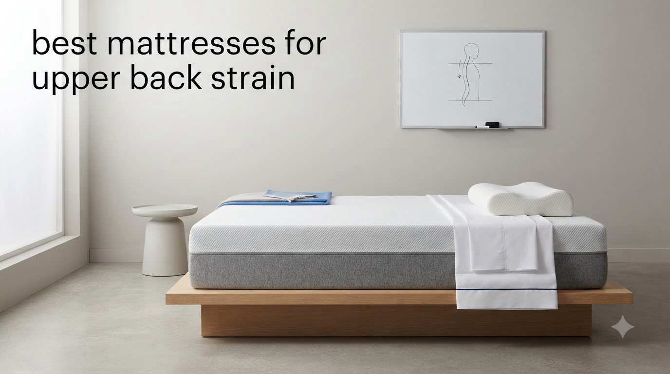 best mattresses for upper back strain