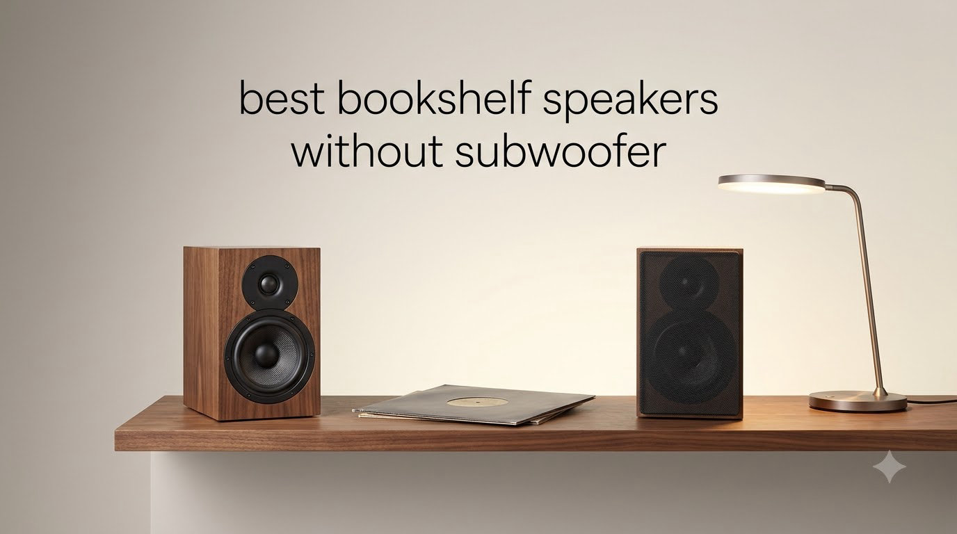 best bookshelf speakers without subwoofer