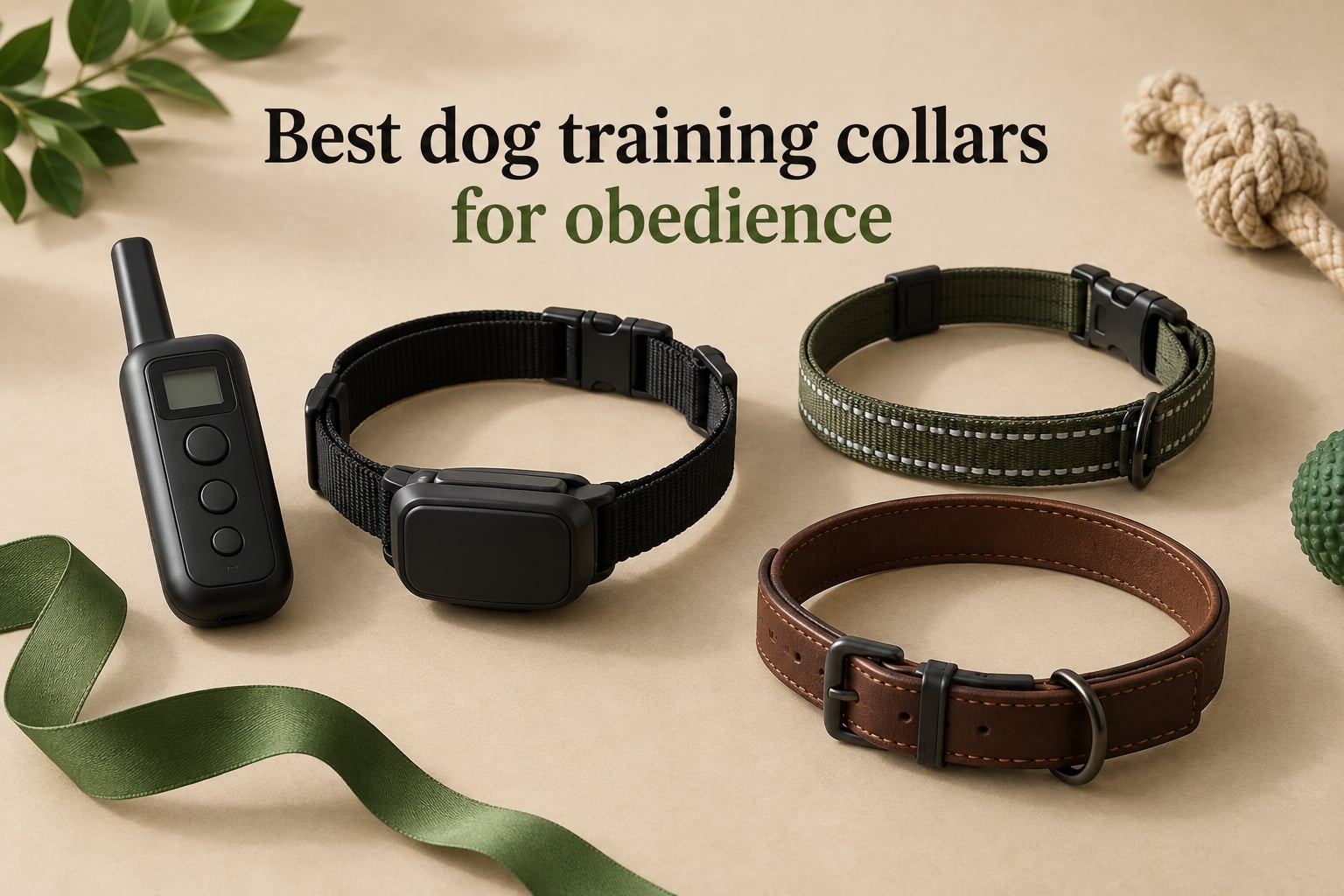 Best dog training collars for obedience