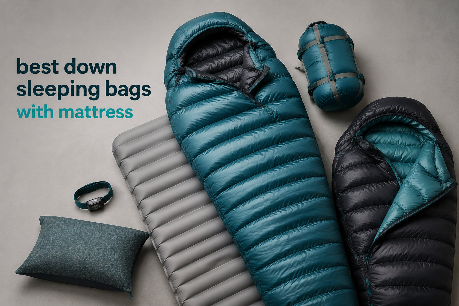 best down sleeping bags with mattress