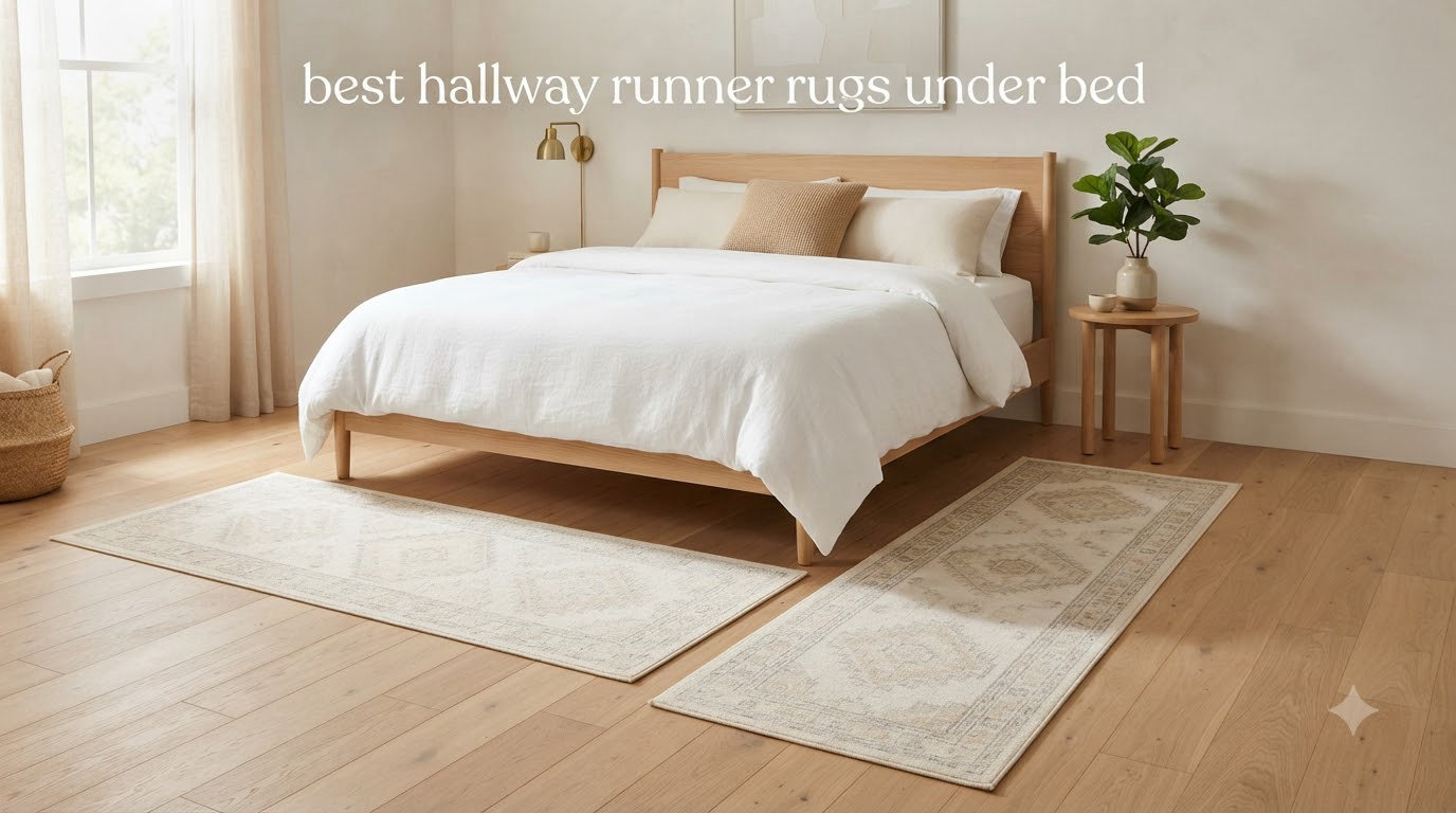 best hallway runner rugs under bed