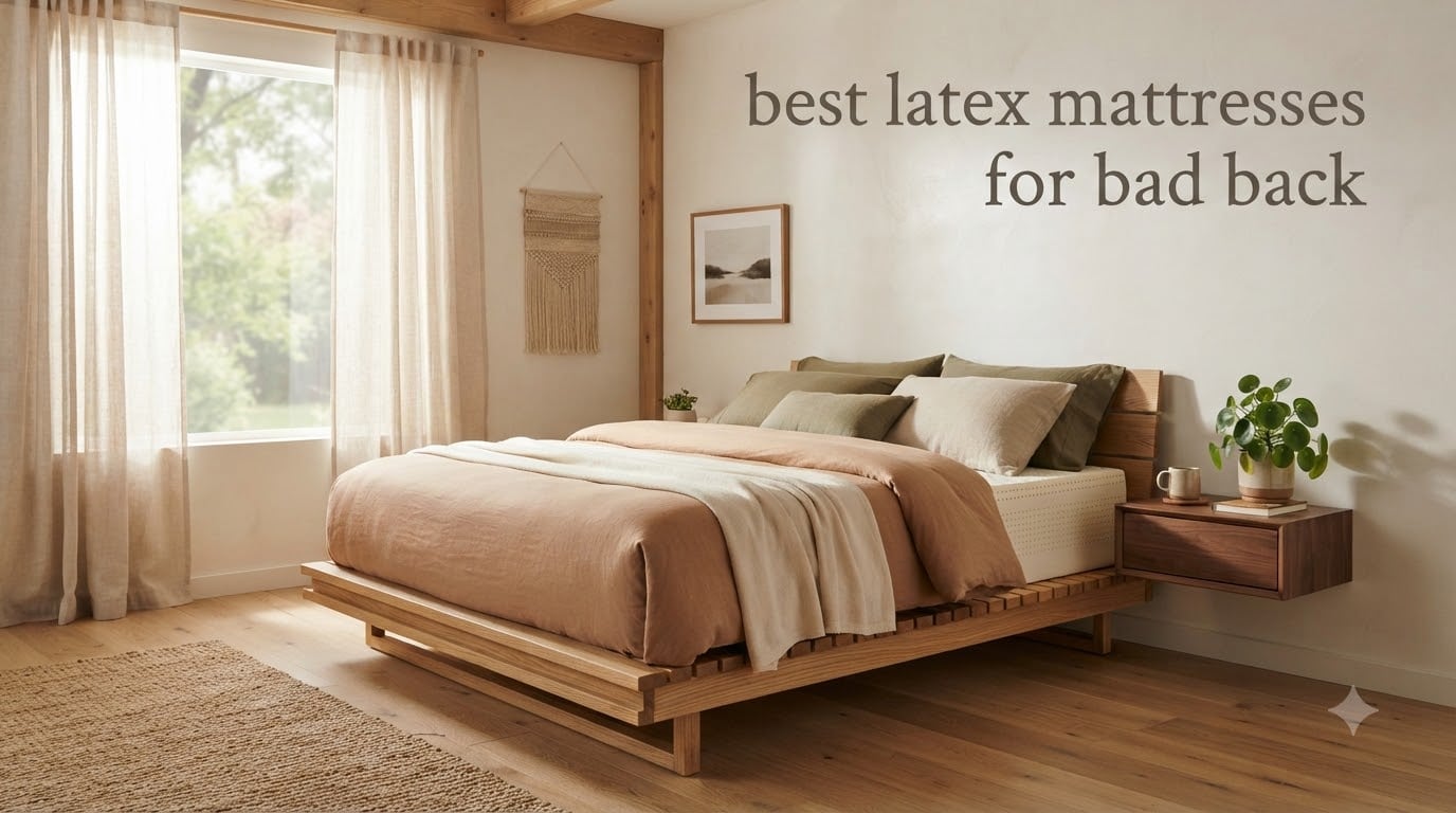 best latex mattresses for bad back