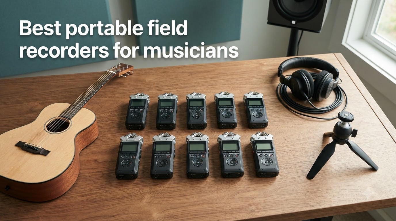 Best portable field recorders for musicians