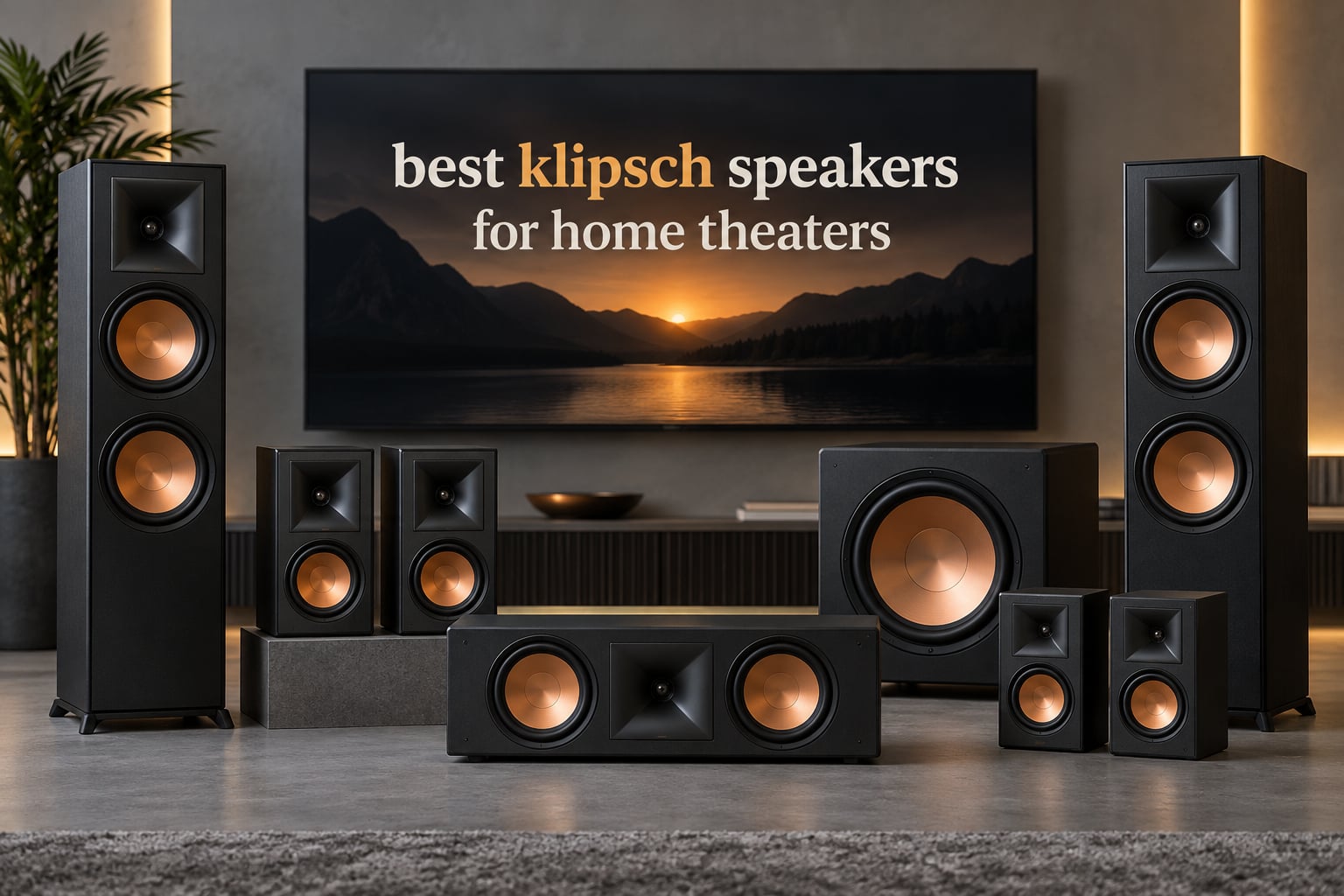best klipsch speakers for home theaters