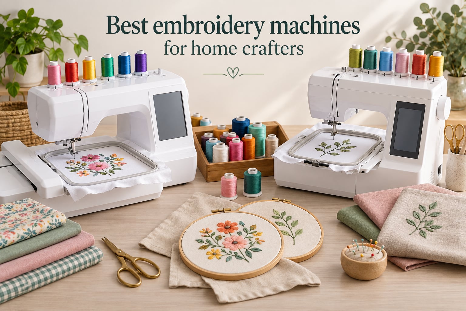 Best embroidery machines for home crafters