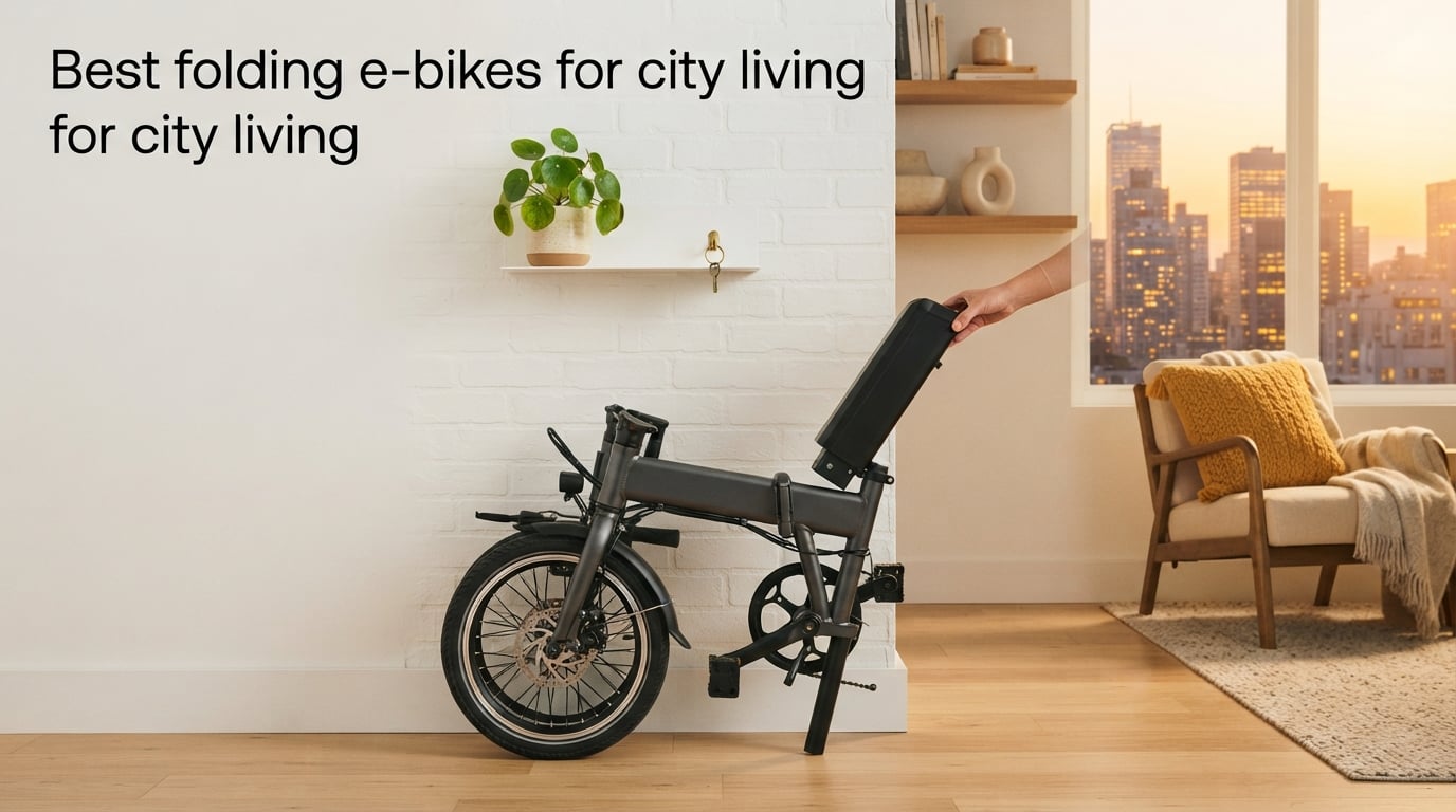 Best folding e-bikes for city living